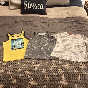 Bundle of boys summer tanks and tshirt